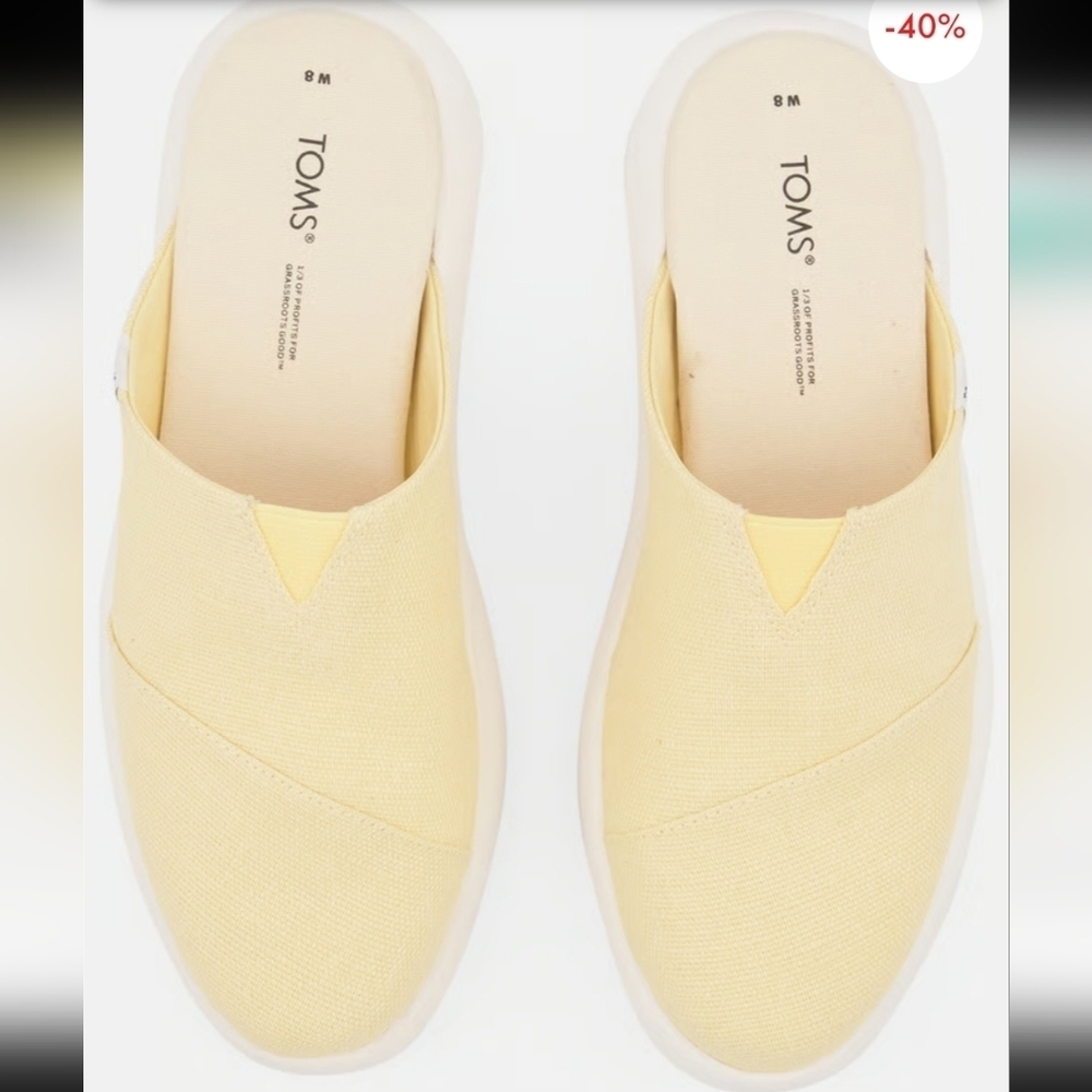Toms Women's Alpargata Mallow Slip On Clogs - Picture 2 of 10